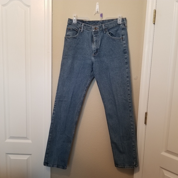 Wrangler Mens 34x34  Straight Leg Regular Fit Jeans Denim - Picture 1 of 7